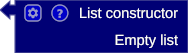 empty list