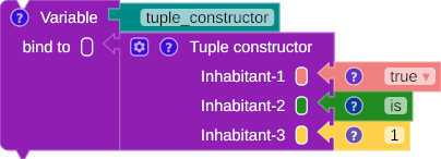 Binding a tuple workspace