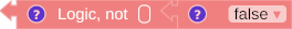 Boolean Operator Not workspace